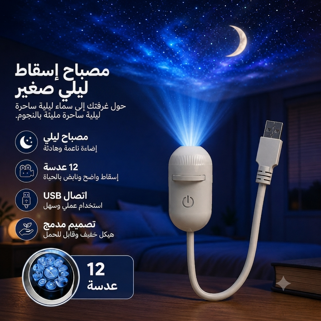 مصباح بروجكتور المجرة °360