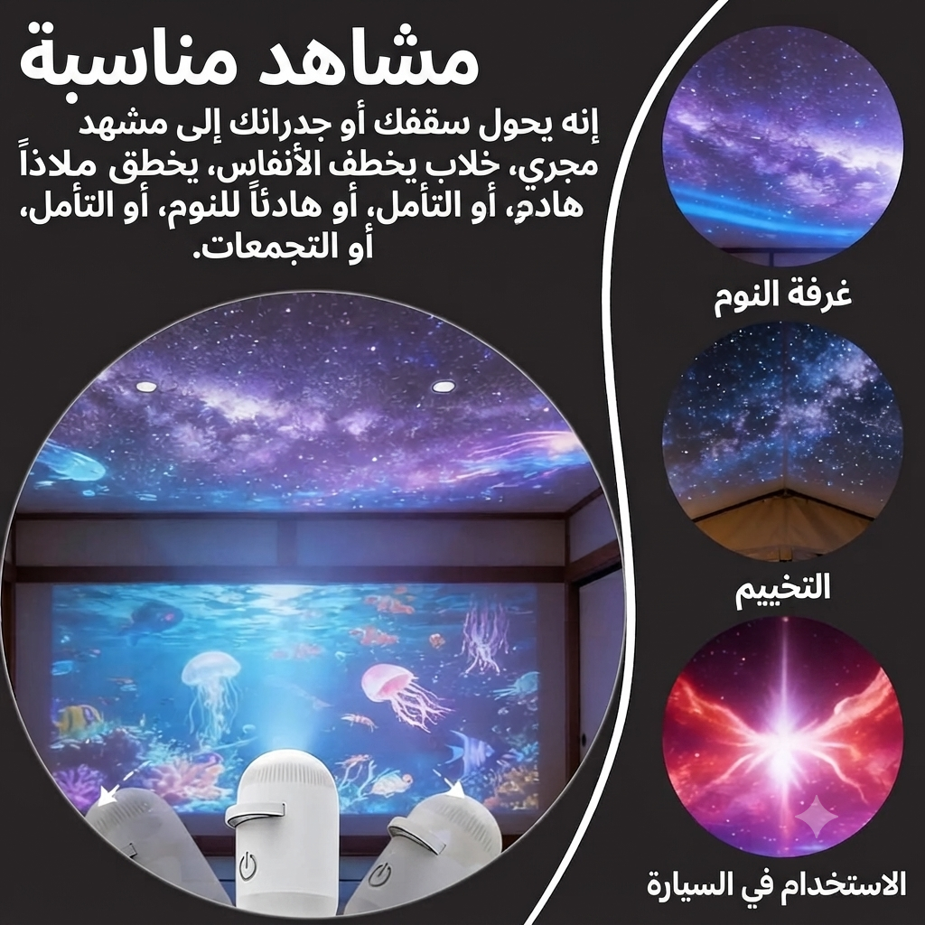 مصباح بروجكتور المجرة °360